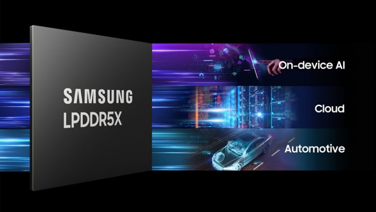 Samsung Develops Industrys Fastest 107gbps Lpddr5x Dram Optimized For Ai Applications