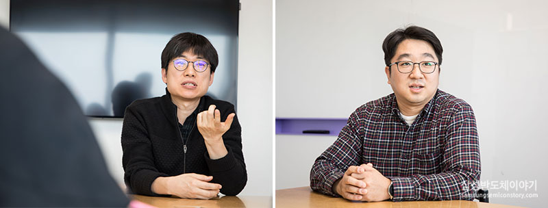 ▲ 삼성전자 S.LSI사업부 MSC설계팀 강상훈 님과 백상현 님
