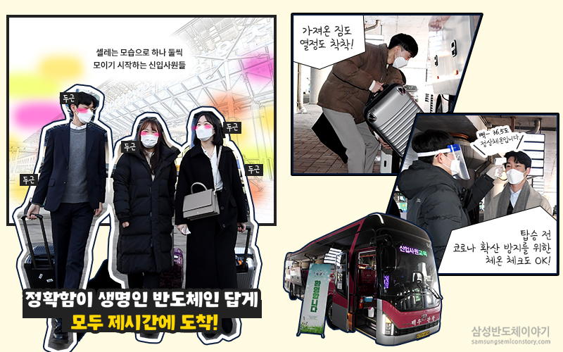 삼성전자 TSP총괄 신입사원들의 첫 출근 이야기 - 도착
