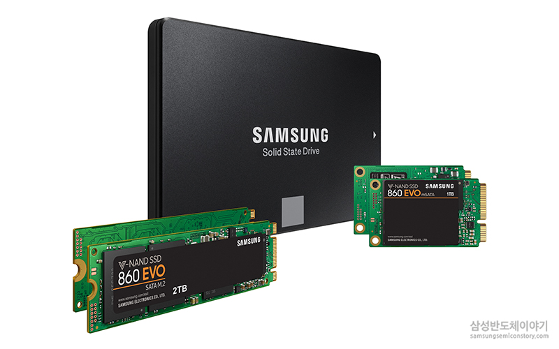 ▲삼성전자 SATA SSD '860 PROㆍ860 EVO'