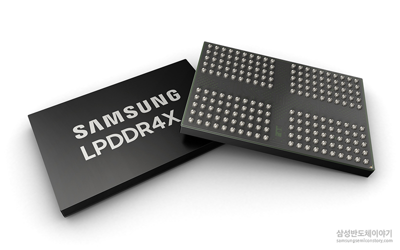 ▲최고수준의 고온 신뢰성을 구현한 삼성전자 차량용 '10나노급 16Gb LPDDR4X D램'