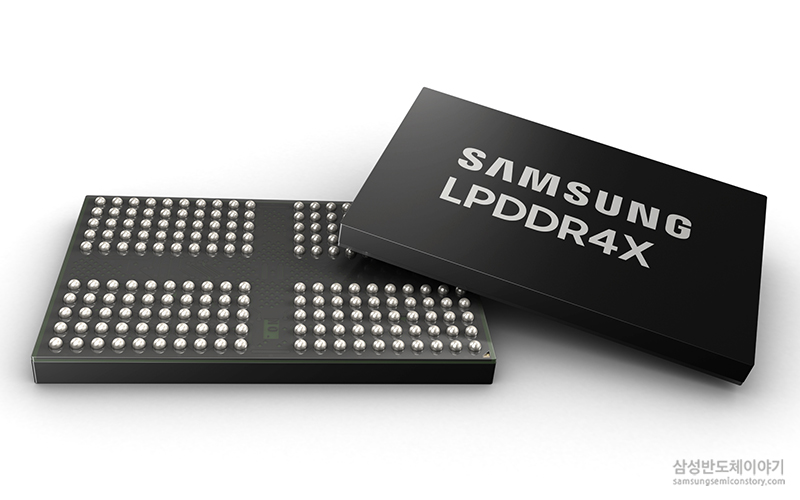 ▲최고수준의 고온 신뢰성을 구현한 삼성전자 차량용 '10나노급 16Gb LPDDR4X D램'