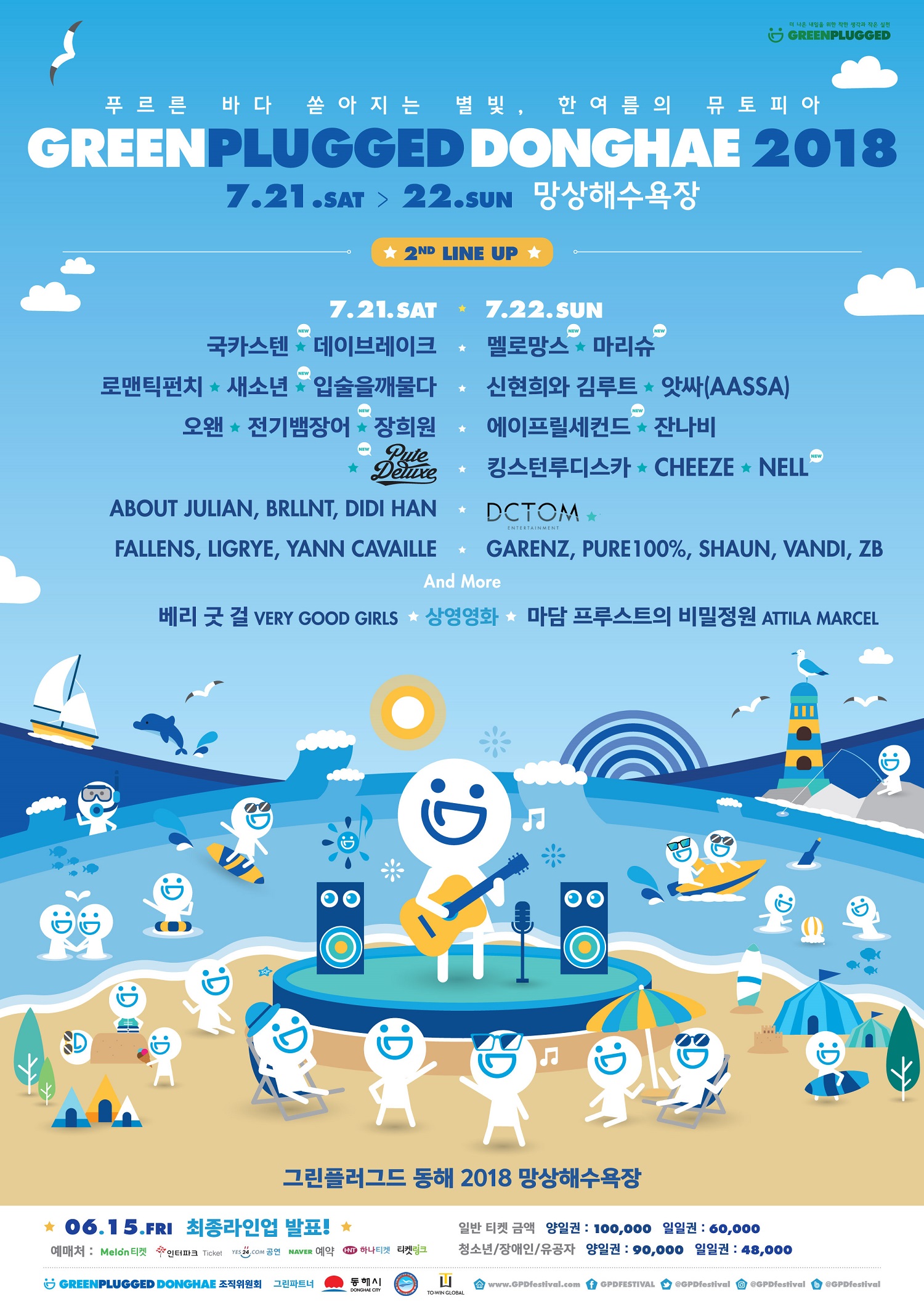 한 여름의 뮤토피아 ‘그린플러그드 동해 2018’