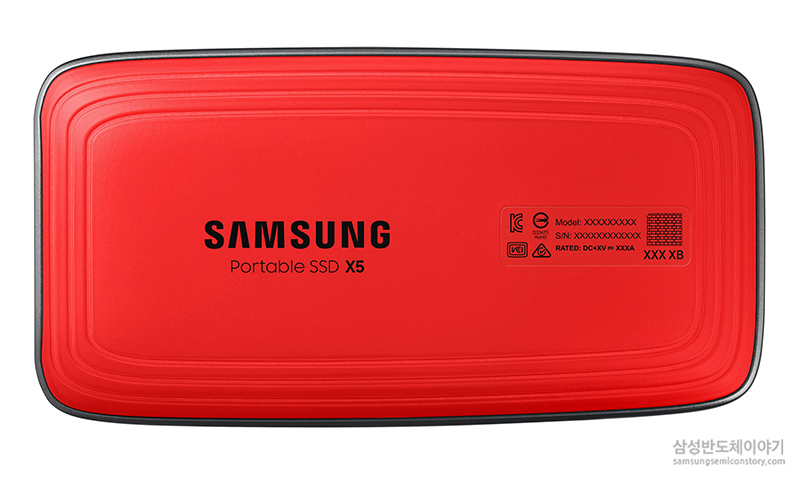 ▲ 삼성전자, 포터블 SSD 'X5'3
