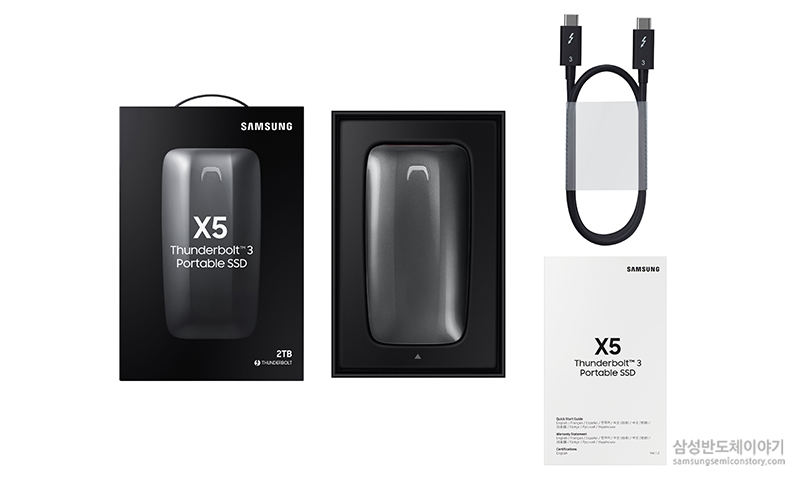 ▲ 삼성전자, 포터블 SSD 'X5'4