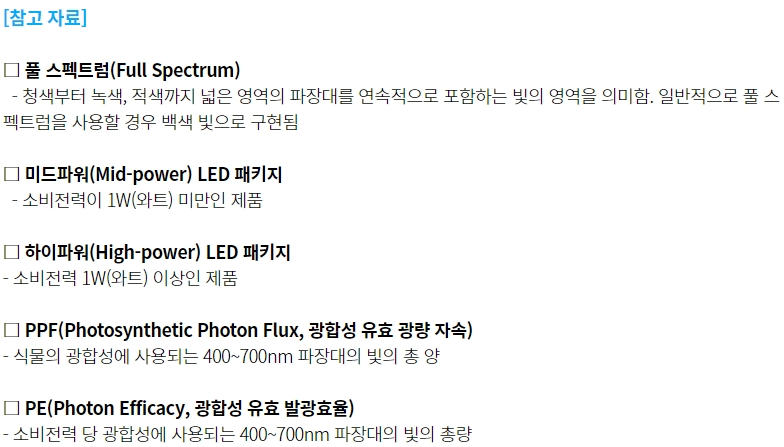 식물 생장용 LED 3