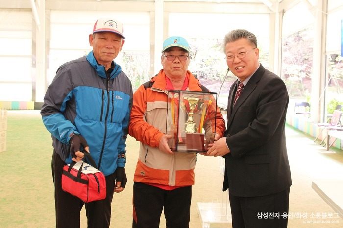 총 6개 팀이 멋진 경쟁을 펼친 끝에 ‘제1회 『삼성전자·화성 소통협의회』 게이트볼 대회’가 성공적으로 막을 내렸습니다