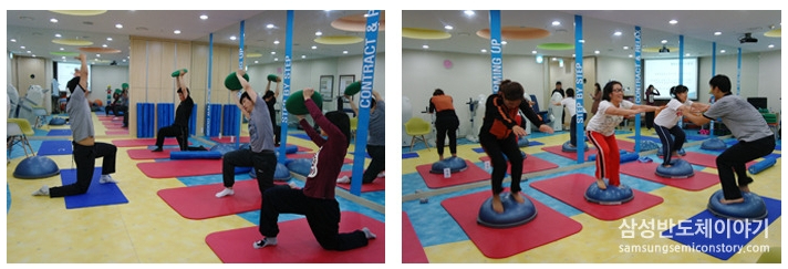 근골격 예방운동센터 운동장면