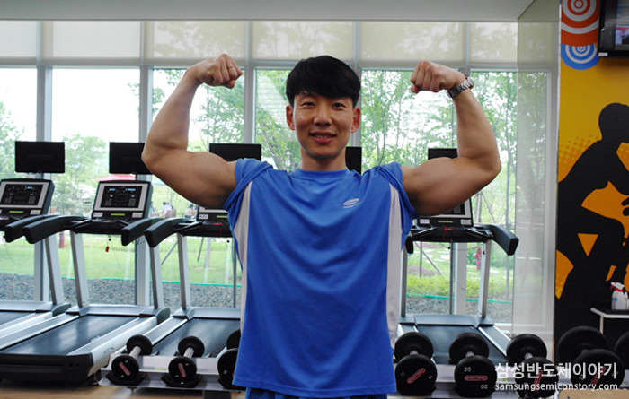 ▲ 운동 매니아 정재성 대리