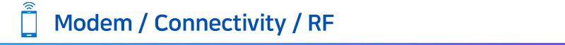 Modem / Cunnectivity / RF