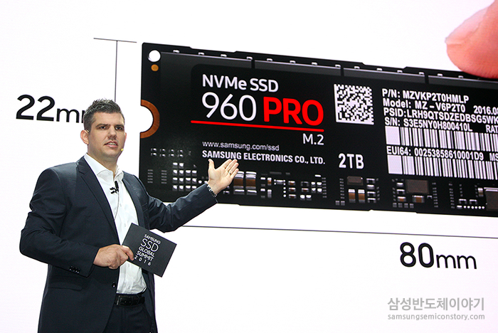 초고속 자랑하는 세계 최초 소비자용 NVMe SSD, '960 PRO 2TB'