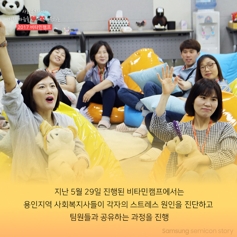 용인지역 사회복지사들의 스트레스 원인진단 및 팀원간 공유