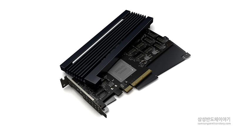 기존 NVMe SSD 제품대비 성능을 획기적으로 향상시킨 하이엔드 SSD제품 'Z-SSD' 이미지