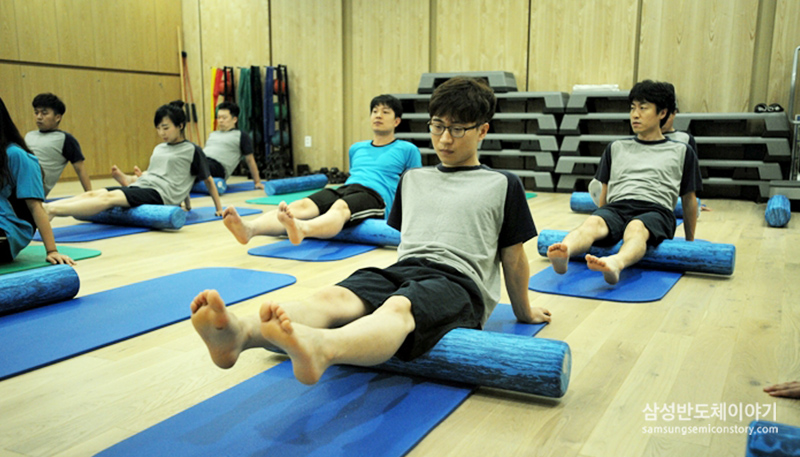 ▲ 임직원들이 점심시간을 이용해 운동을 할 수 있는 근골격예방운동센터