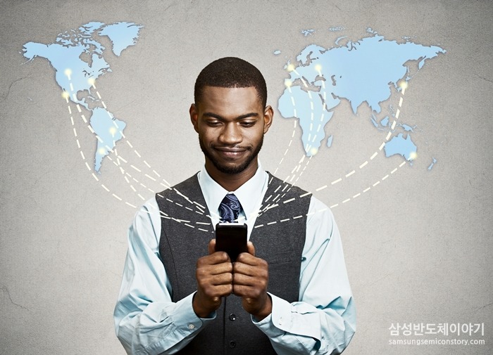 전세계 로밍을 표현하는 이미지