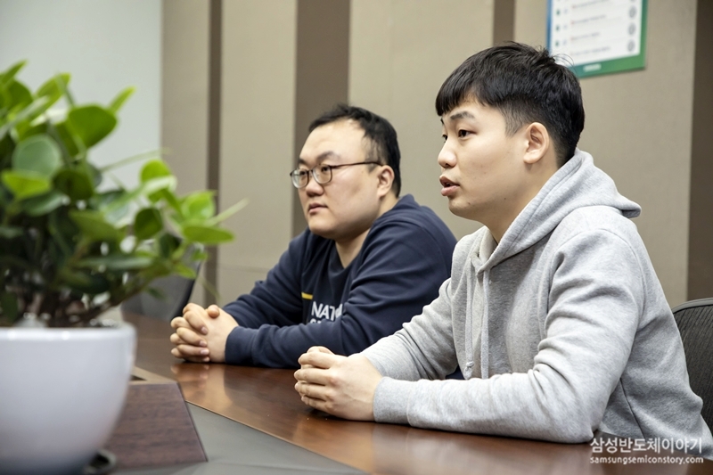 반도체 정밀 배관 기술 아카데미(SfTA)수료후 파인택 근무중인 최창훈, 정태관씨