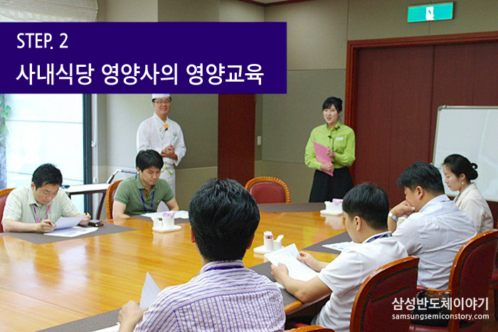 사내식당 영양사의 영양교육