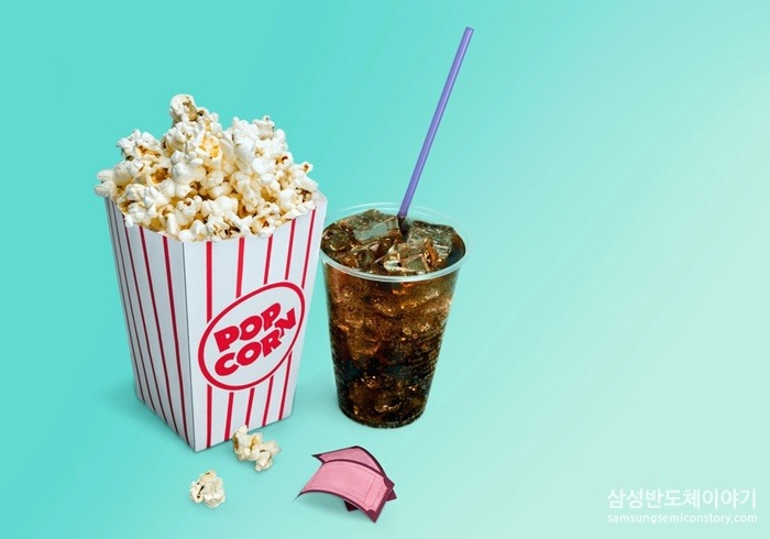 팝콘과 콜라
