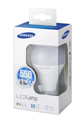 삼성 LED 전구 사진자료