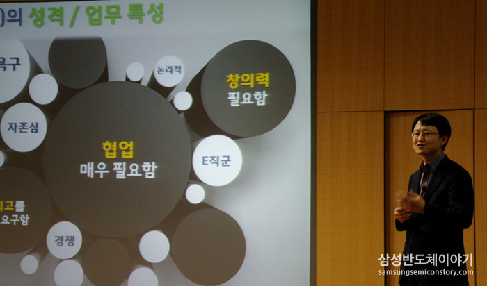 메모리사업부의 교육부터 감성문화 구축, 봉사활동까지 총 6개의 활동을 바탕으로 전개된 체계적인 조직문화 활동에 대해 소개
