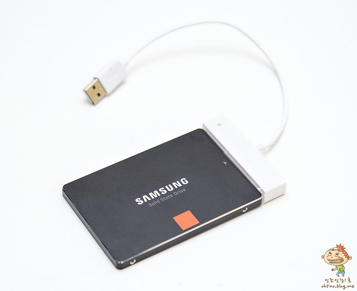 usb젠더 연결모습