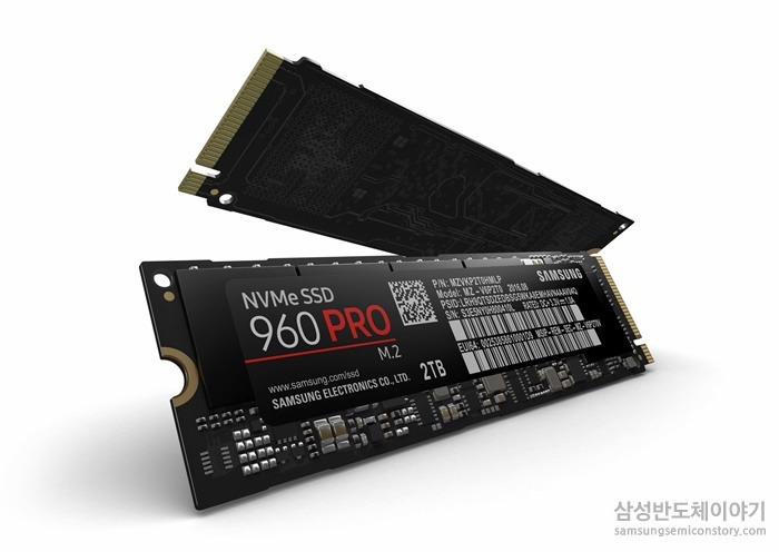 삼성전자, 세계 최고 성능 '960 PRO' 2TB 공개