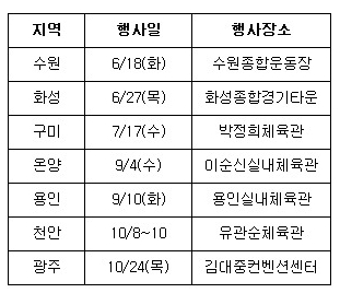 ■ 2013 삼성 드림樂서 전체 일정표