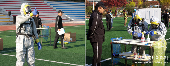  2번째로 화학물질 누출 사고 대응과 심정지 환자를 구조하기 위한 심폐소생술 경기