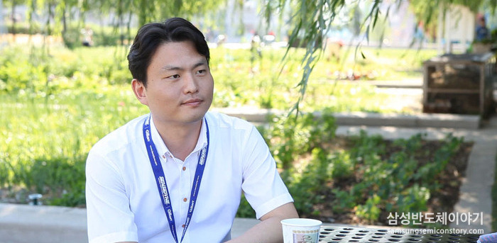 ▲ AIHce 2012에서 학술 발표를 한 임대성 과장 (삼성전자 건강연구소)