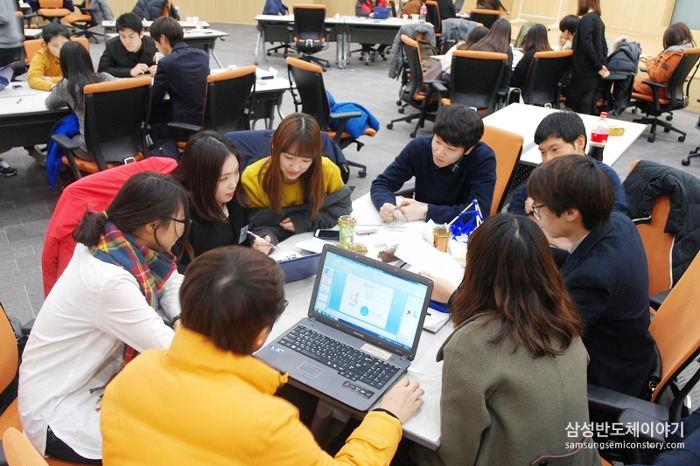 지역사회 대학생 방학캠프 현장