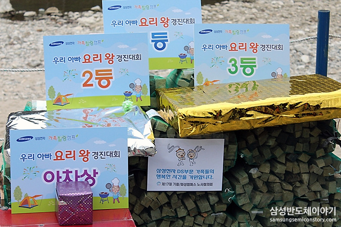 요리대회에 증정된 상품들