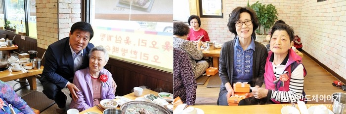 병점2동 어르신들과 함께하는 봉사자들
