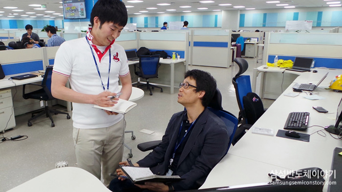 공정 업무를 담당하는 김영식 책임