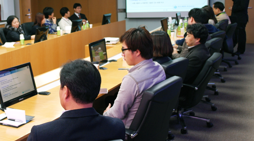 2014년도 건강한 한 해를 위해, 삼성전자 건강연구소 경영전략 발표회 현장