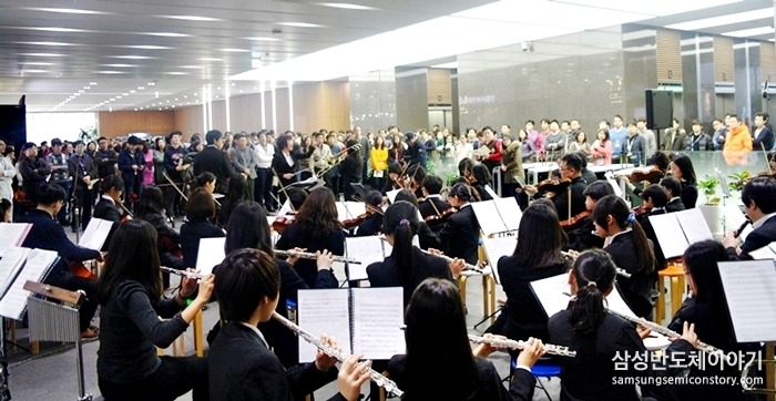 화성시 문화재단 소속의 ‘꿈의 오케스트라 화성 I am a Musician 프로젝트’ 와 ‘삼성나노필하모닉 오케스트라