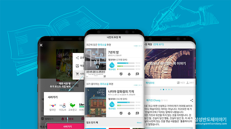 읽은 책을 기억하고 원하는 책을 골라주는 '잉크'