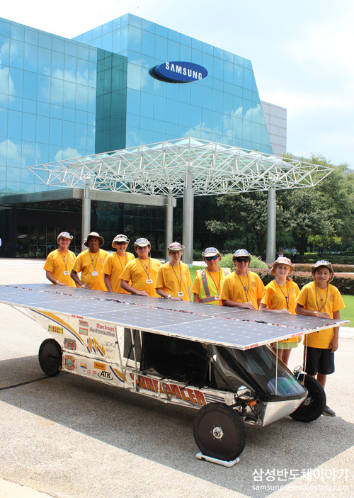 ▲ 2014 솔라카 챌린지 레이스 Open Division 우승팀, Houston Solar Race Team