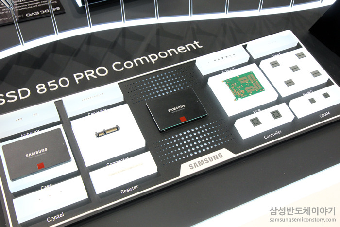 SSD 850 PRO 라인 전시