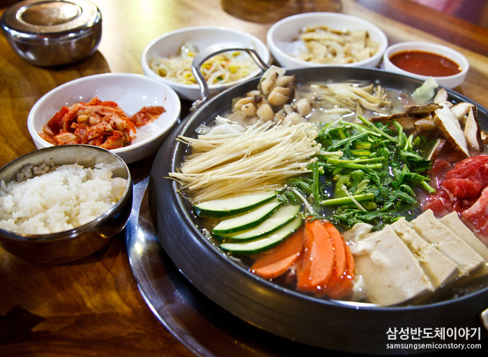 전골과 한상차림