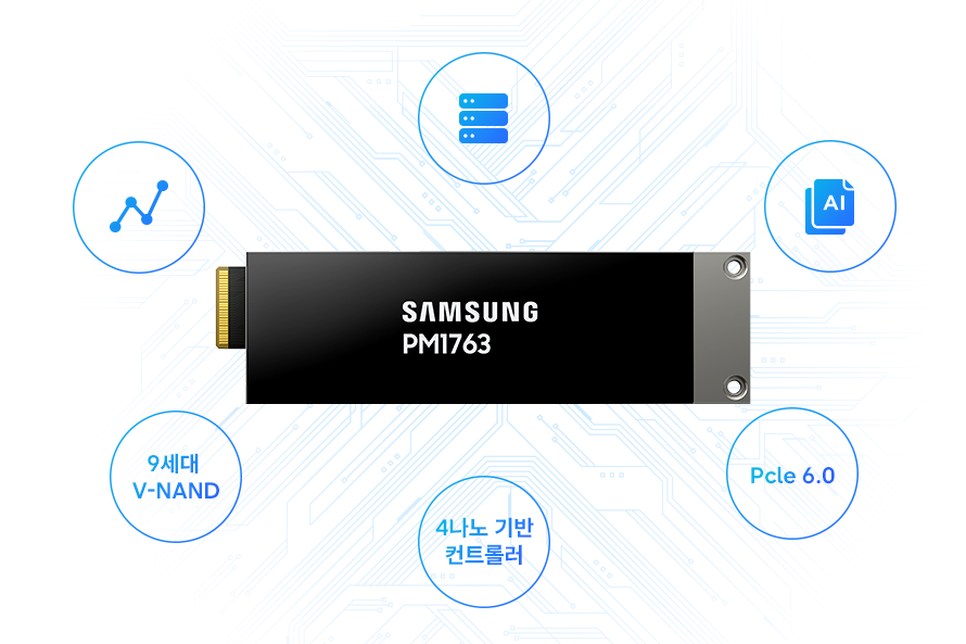[인포그래픽] 차세대 AI 플랫폼의 핵심 솔루션, 삼성전자 SSD PM1763